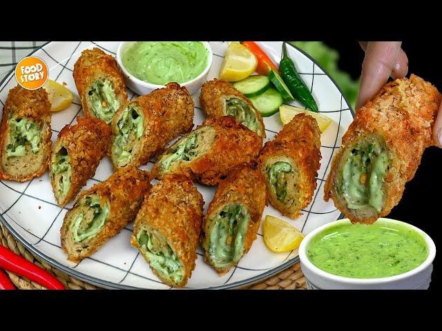 Ramzan Special Chicken Shahi Roll Recipe,Chutney Roll Recipe by Samina Food Story