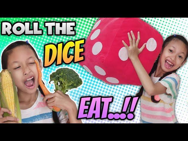 Roll the Dice and Eat  Aqilla Ditantang Makan Sayur | Aqilla's Diary