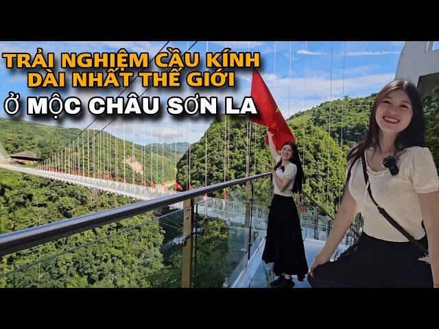 Em Mỷ Trải Nghiệm Cầu Kính Dài Nhất Thế Giới, Hai Chân Run Rẩy Cầu Cứu Mọi Người | Em Mỷ TV