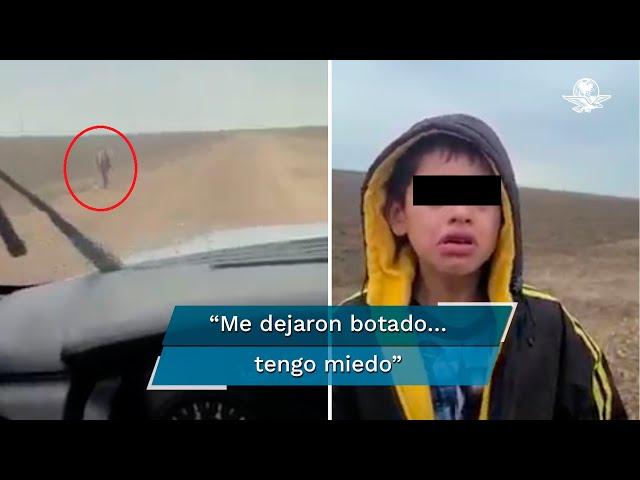 “¿Me puede ayudar? Tengo miedo”: Patrulla Fronteriza rescata a niño migrante abandonado