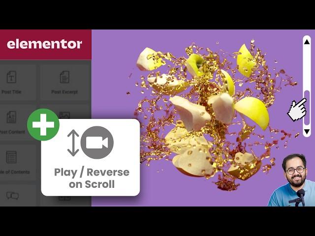 Play & Reverse Video on Scroll - Elementor GSAP ScrollTrigger