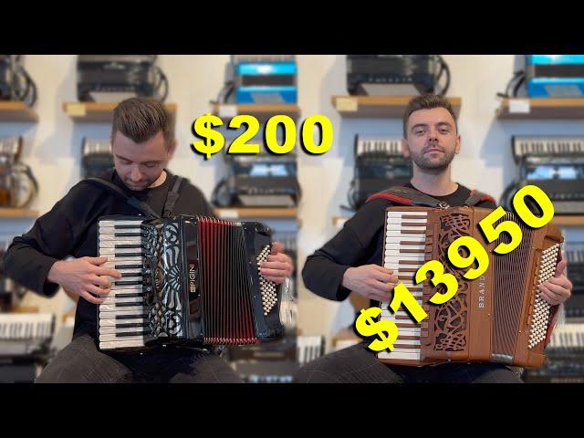 ACCORDION FOR 200$ VS ACCORDION FOR 13,990$