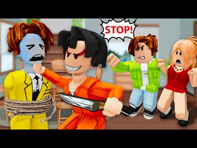 ROBLOX Brookhaven RP - FUNNY MOMENTS: Twin Brothers: Cops and Criminals (Ep 2) | Roblox Idol