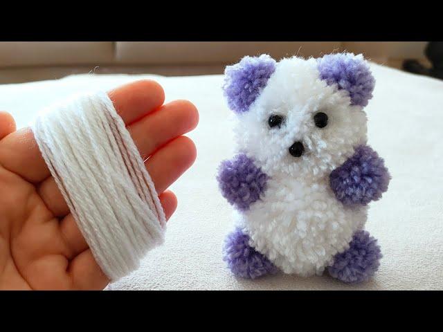 Amazing Teddy Bear Making with Wool - Super Easy Teddy Bear Make at Home - How to Make Teddy Bear