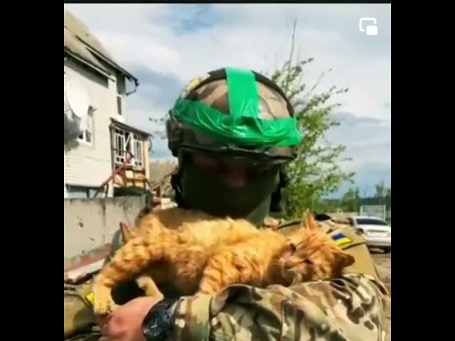 Hugs after the liberation of a village near Kharkiv from Russian occupiers. 