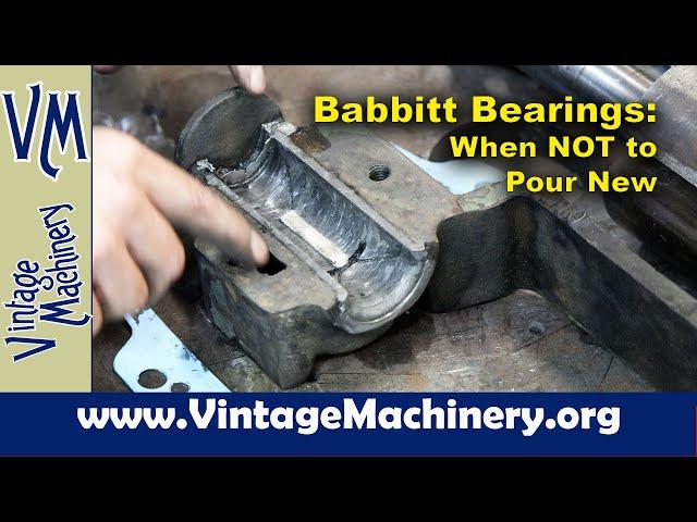 Babbitt Bearings - When Not to Pour New: Inspecting and Freshening Up Jointer Bearings