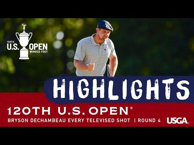 2020 U.S. Open, Round 4: Bryson DeChambeau | Every Televised Shot