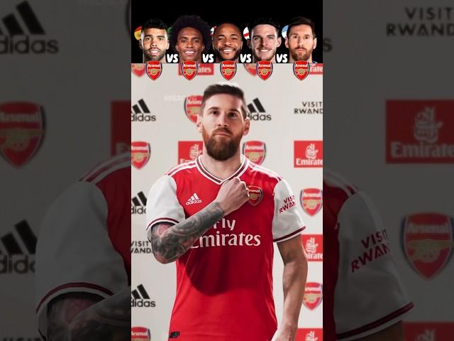 D.Raya VS Willian VS Sterling VS D.Rice VS Messi  Join Arsenal Challenge