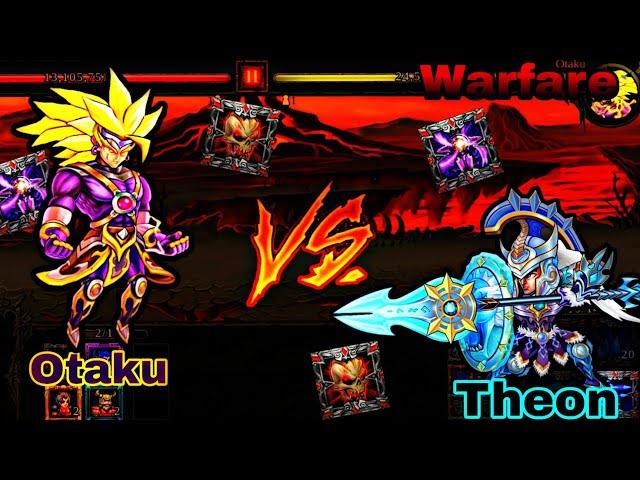 OTAKU VS THEON || WARFARE || Epic Heroes war