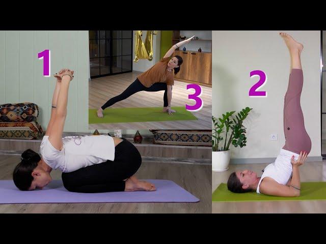 Yoga for Beginners at Home with Alina Anandee Healthy and Flexible Body 1-2-3 LEVELS. WITH SOUND!