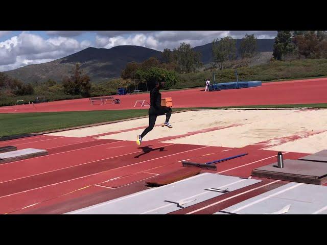 Keturah Orji - 6 step Triple Jump