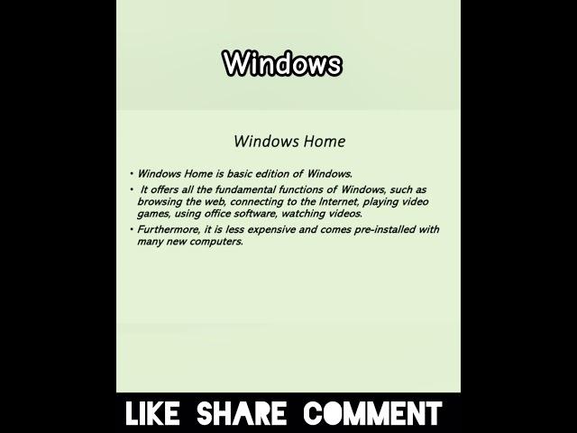 #windows What is Windows Home?