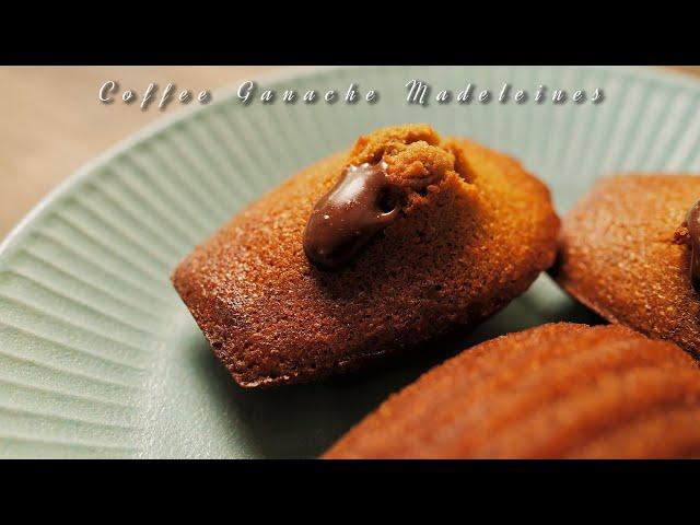 [SUB] Coffee Ganache Madeleines, A Must-Try French Classic Dessert!【Xuxu Cooking】