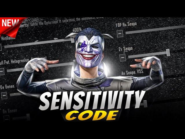 BGMI BEST  SENSITIVITY SETTINGS | BGMI SENSITIVITY CODE TODAY | BGMI ZERO RECOIL SENSITIVITY CODE