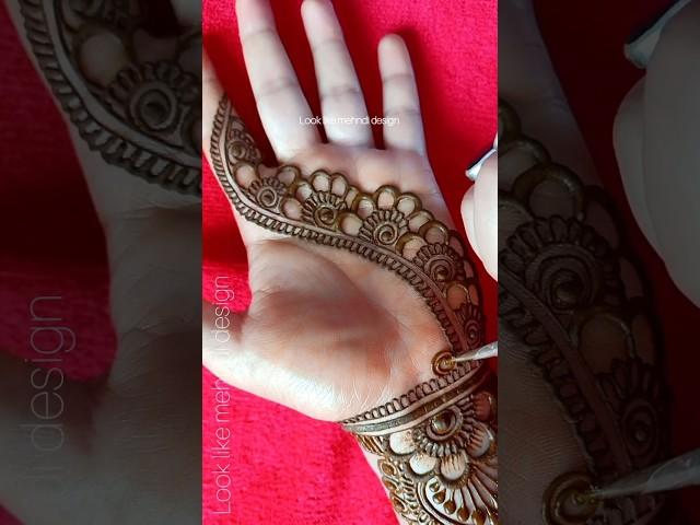 New stylish fronthand mehndi design | easy mehandi #shorts #short #mehndi #mehandi #mehndidesign