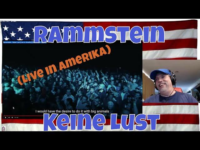 Rammstein - Keine Lust (Live in Amerika) [Subtitled in English] - REACTION - another great one