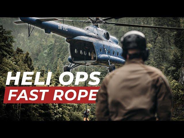 TCA Heli Operations - FAST ROPE