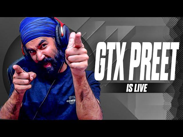 NO PAIN NO GAIN : BGMI LIVE | GTXPREET PUBG LIVE | CONQUEROR RANK 1