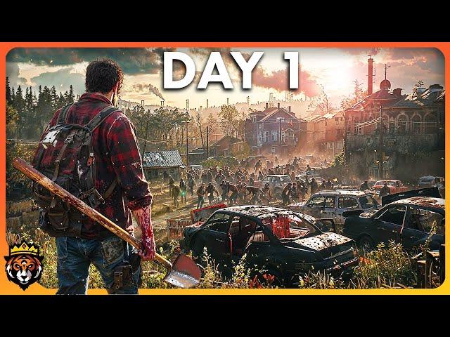 DAY 1 First Look at this NEW Epic Zombie Survival Game...