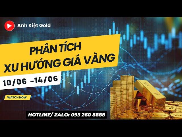 Phân tích xu hướng giá vàng ngày 10/06/2024 - 14/06/2024 . Vàng sẽ về đâu ?