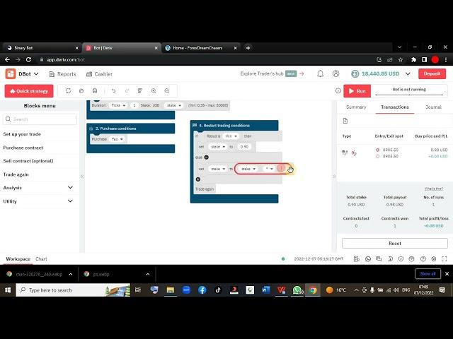 How to use Deriv bot in a profitable way