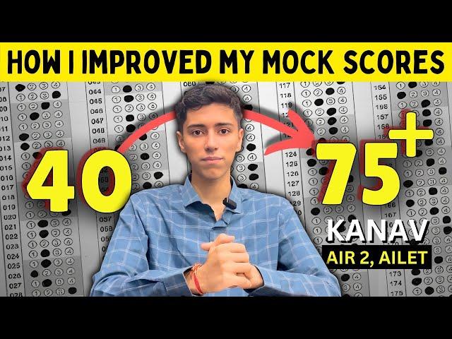 How I increased my Mock scores? | #clat #ailet