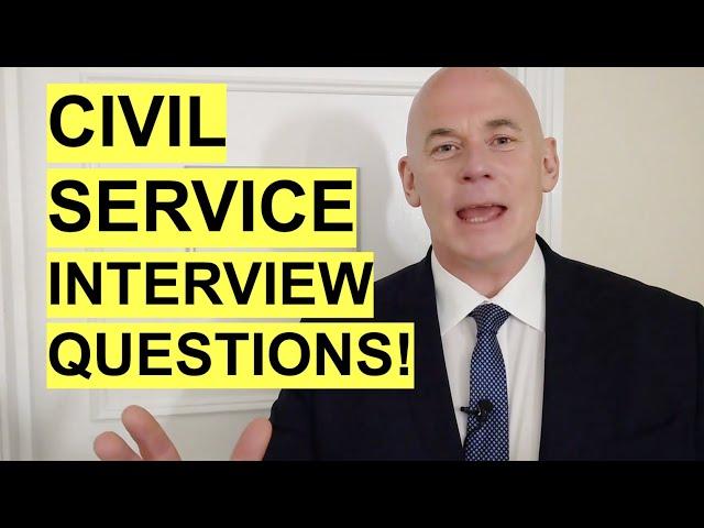 CIVIL SERVICE Interview Questions & Answers (How to PASS a Civil Service Success Profiles Interview)