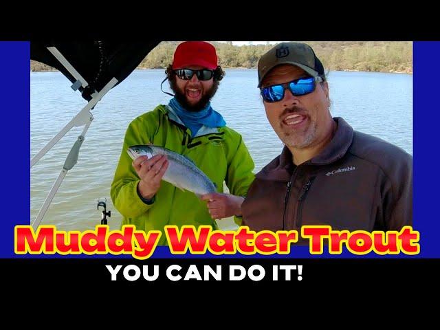 Is It Possible To Catch Trout While Trolling In Murky Stained Water? #fishing #trout #trolling