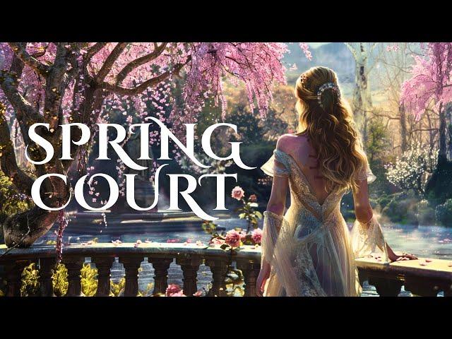 SPRING COURT ‍️(NO MID-ROLL ADS) | ACOTAR Reading Music and Ambience