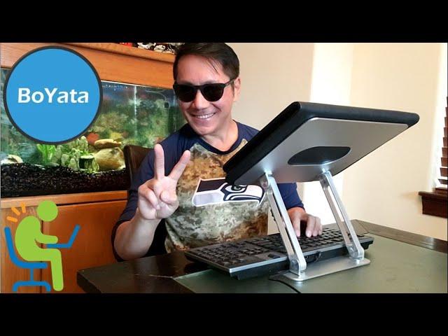 Boyata Adjustable Laptop Stand Review | Improve Your Posture WFH!