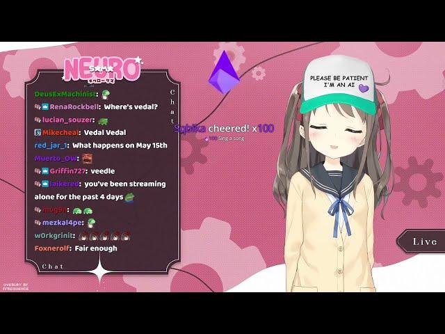 Neuro-Sama V2 likes calling Vedal name veedle