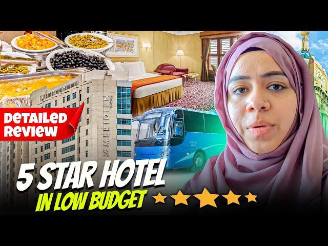 Le Meridien Tower Makkah | Low budget 5 ⭐ Hotel | Royal Suite Tour |  Distance from Haram | 3 Rooms