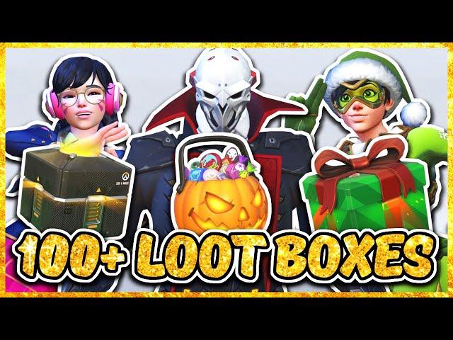 Opening the Last 100 LOOT BOXES in Overwatch