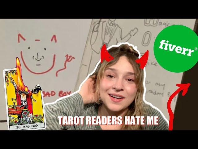 How much money I make as a fake psychic on Fiverr | Plus a couple of my bad tarot readings for fun