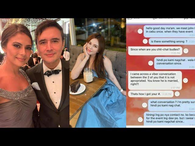 Screenshots of a Viber conversation between Priscilla Meirelles and  influencer Chiyo De la Vega