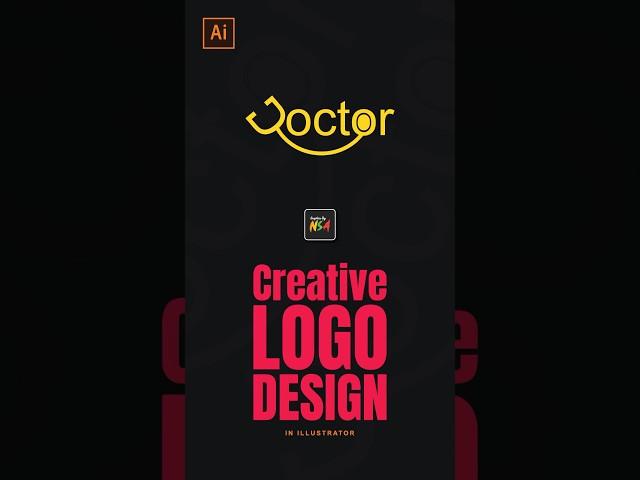How to design Creative Logo | in Adobe Illustrator. #logodesign #tutorial #illustrator