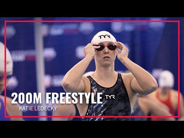 Katie Ledecky Wins the Women's 200 Freestyle A Final  | Phillips 66 International Team Trials