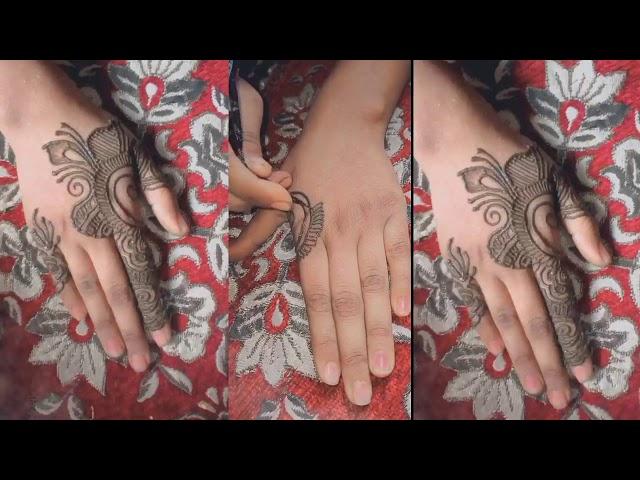 Simple Mehndi design  and Beautiful MAHI MEHNDI DESIGN