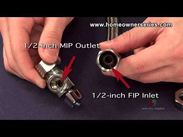 How to Fix a Toilet - Parts - Water Supply Valve