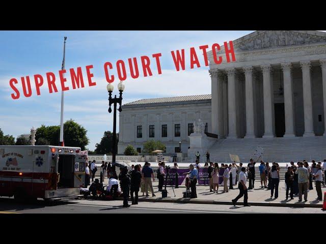 Scenes from the Supreme Court before biking around Washington