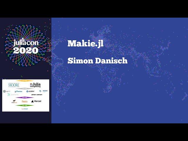 State of Makie.jl | Simon Danisch | JuliaCon 2020