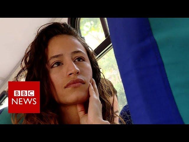 A bus ride through crisis-hit Caracas - BBC News