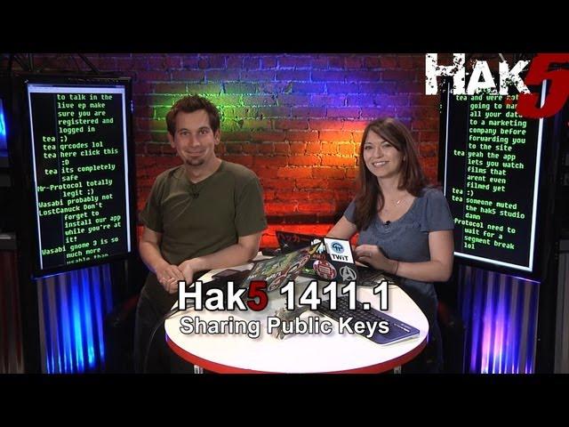 Hak5 1411.1, Sharing Public Keys