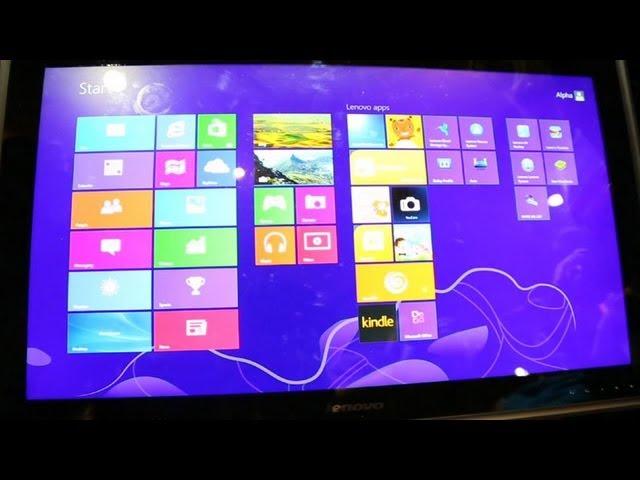 CES 2013 in 60 Seconds: Lenovo IdeaCentre Horizon Tablet Preview