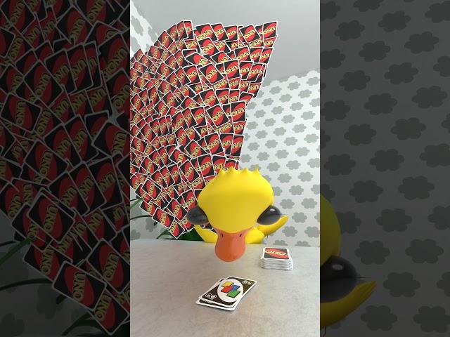 How lucky are you in UNO?  #uno #babyduck #comedy