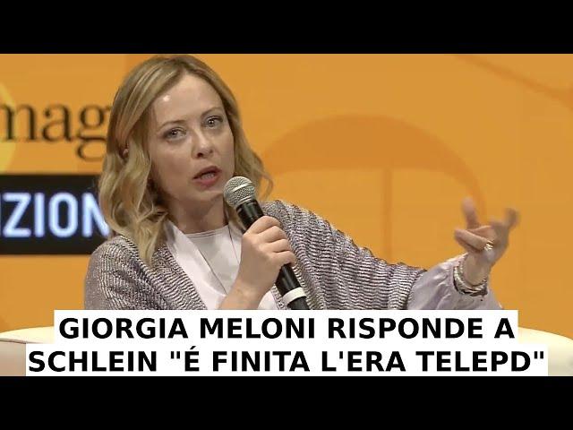 GIORGIA MELONI: "TELEMELONI? IL PROBLEMA É CHE NON C'É PIÙ TELEPD"