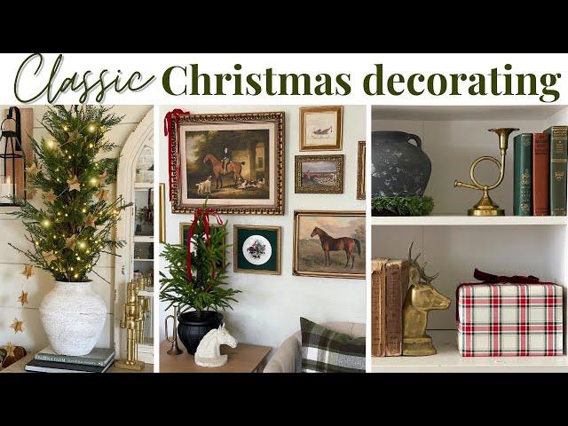 CHRISTMAS DECORATING 2024  Dickens Inspired Vintage Christmas Decor | Classic Christmas Decorating