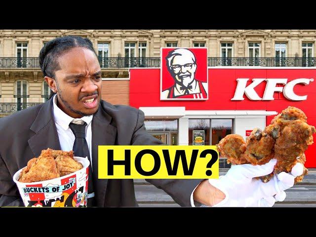 BLACK GUY TRIES FRANCE KFC