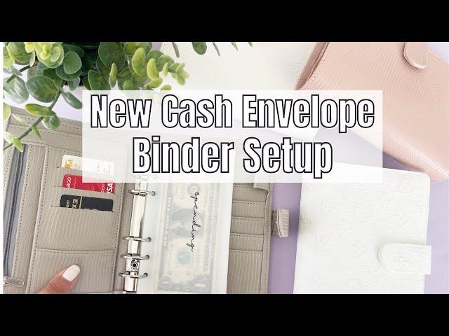 New Cash Envelope Binder Setup | Setting Up My New Binders | Wallet, Sinking Funds & Savings