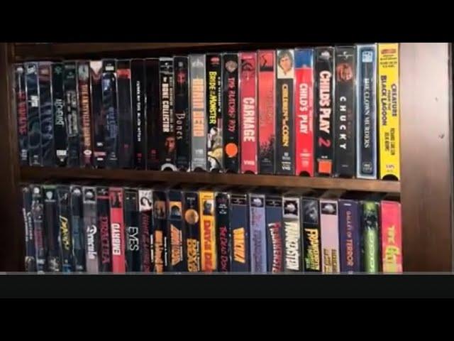 (2024) HORROR VHS Collection Overview, Rare Clamshells, Big Boxes, Limited Out of Print Sci Fi